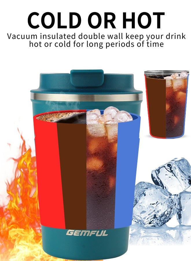 GEMFUL Travel Coffee Mug Stainless Steel Vacuum Ice and Hot Drinks Insulated Tumbler for Home Office Outdoor Works  - Image 5