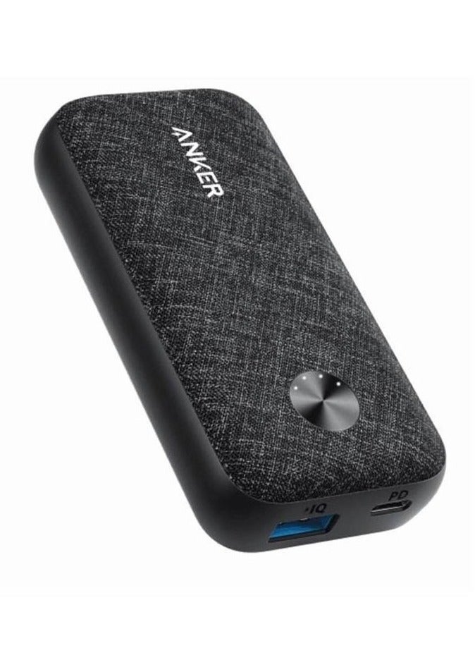 Ankey Anker PowerCore Metro 10000 PD 25W PPS Black Fabric Power Bank, A1246H11 - Image 1