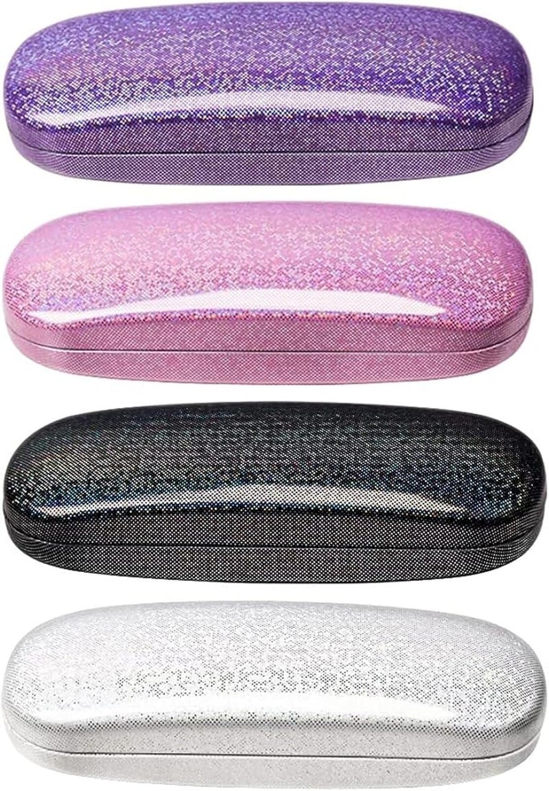 ZONLY Eyeglasses Case,(4 Piece) Unisex Hard Shell Eyeglasses Cases Protective Case For Glasse - Image 1