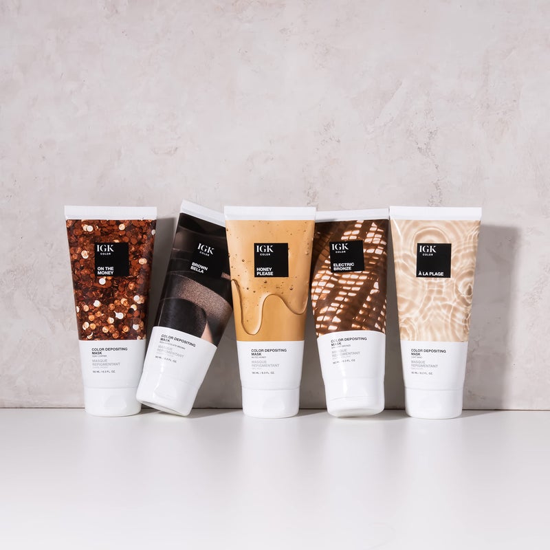 iGK قناع تلوين الشعر IGK كاكاو بني بيلا - Image 2