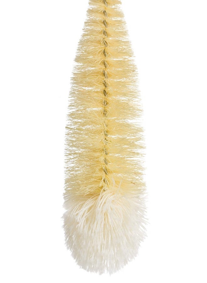 Redecker Tampico Fiber and Wool Soda Stream Bottle Brush with Beechwood Handle, Unique Teardrop Shape Easily Cleans Bottles, Jars and Specialty Glassware, 12-inches, Made in Germany - Image 2