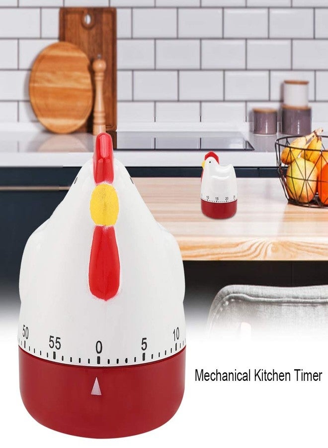 Alinory Chicken Timer, Lovely Chicken Timer Mechanical Kitchen Cooking Alarm Clock for Home Decor Timing Reminder - Image 4