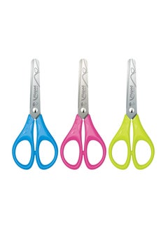 3-Piece School Scissors Multicolour