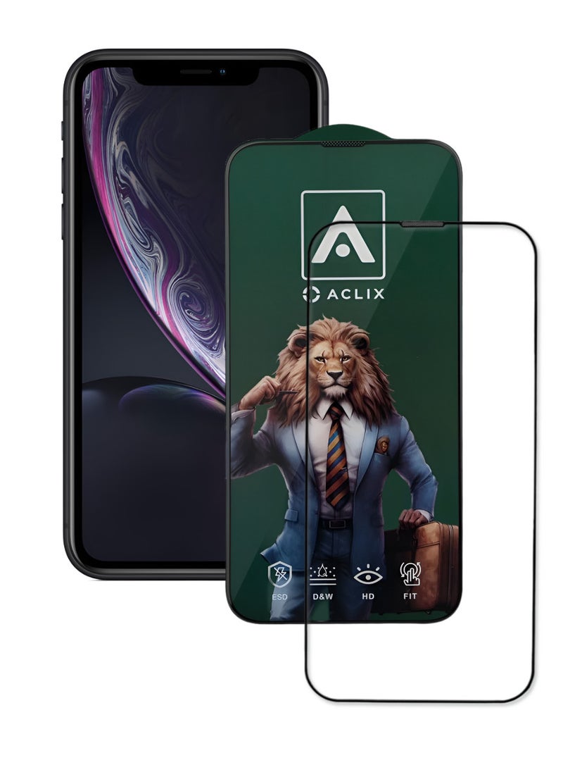 ACLIX Antistatic ESD Dustproof Premium Quality High Definition Tempered Glass Screen Protector Designed For  iPhone XR - Image 1