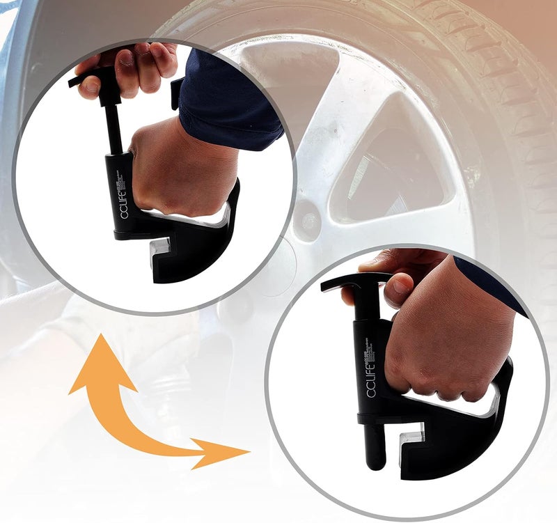 CCLIFE 2-Piece Tyre Bead Down Holder Bead Pressure Tyre Changer Tyre Bead Clamp Bead Holder Tyre Assembly Aid Tool - Image 4
