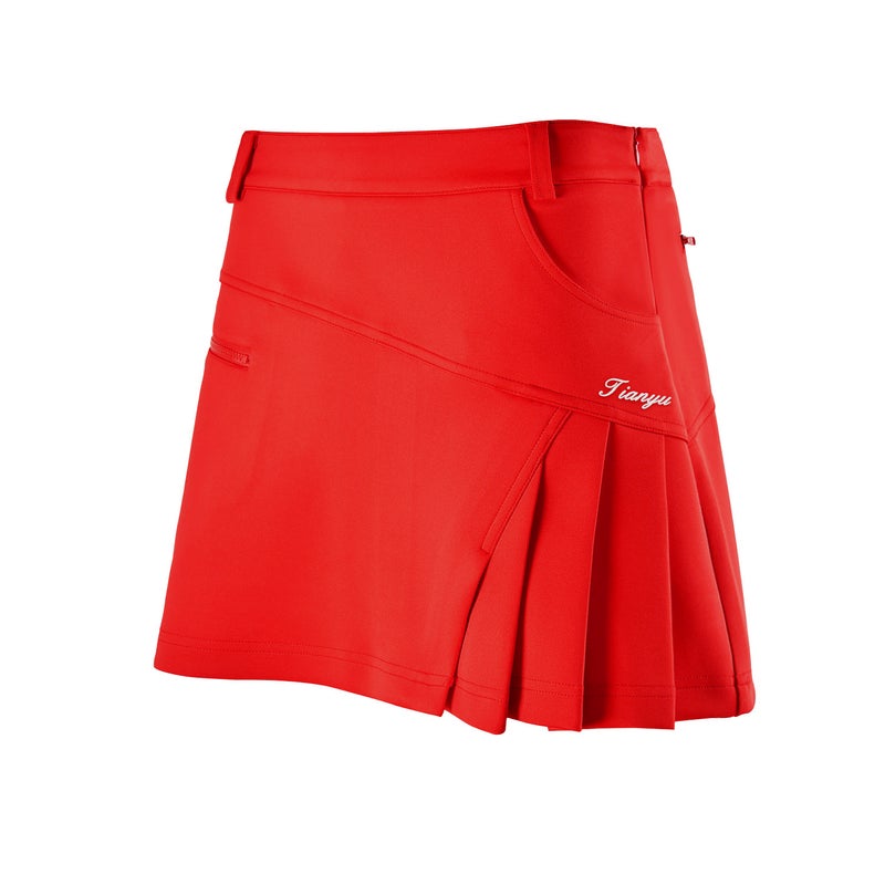 Generic Summer Golf Skirt with Built-in Shorts Navy  - Image 3
