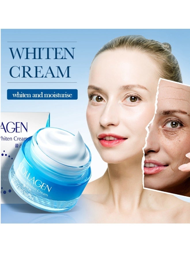 FAYANKOU 50g Collagen Moisturize Whiten Cream Anti-Aging Moisturizing Cream - Image 2