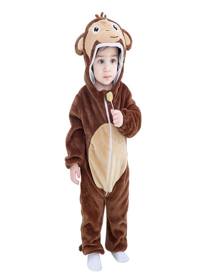 Loquat Baby Three-Dimensional Modeling Hooded Bodysuit 