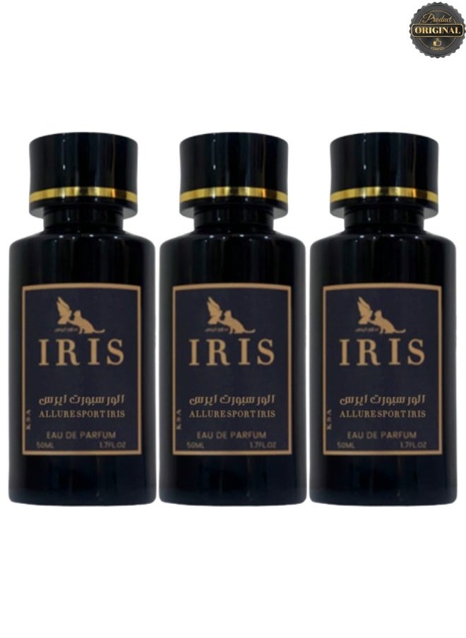 IRIS 3 Pieces Allure Sport Iris Perfume 50ML  - Image 1