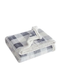 Eddie Bauer Ultra Plush Collection Throw Blanket Reversible Sherpa Fleece Cover Soft And Cozy Perfect For Bed Or Couch Mountain Grey  - Image 5