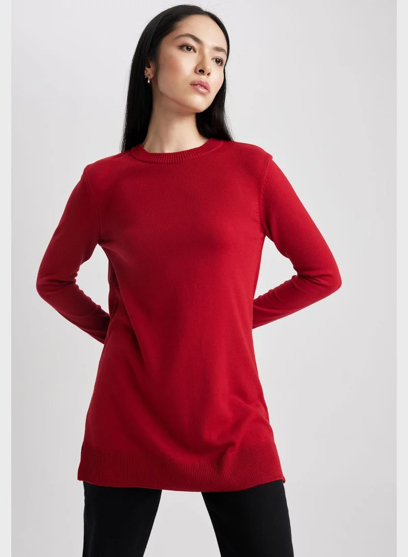 DeFacto Regular Fit Crew Neck Tunic
