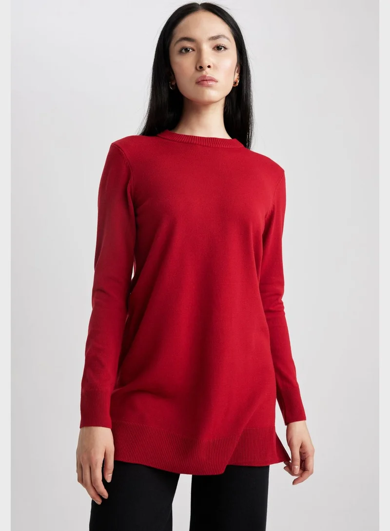 DeFacto Regular Fit Crew Neck Tunic