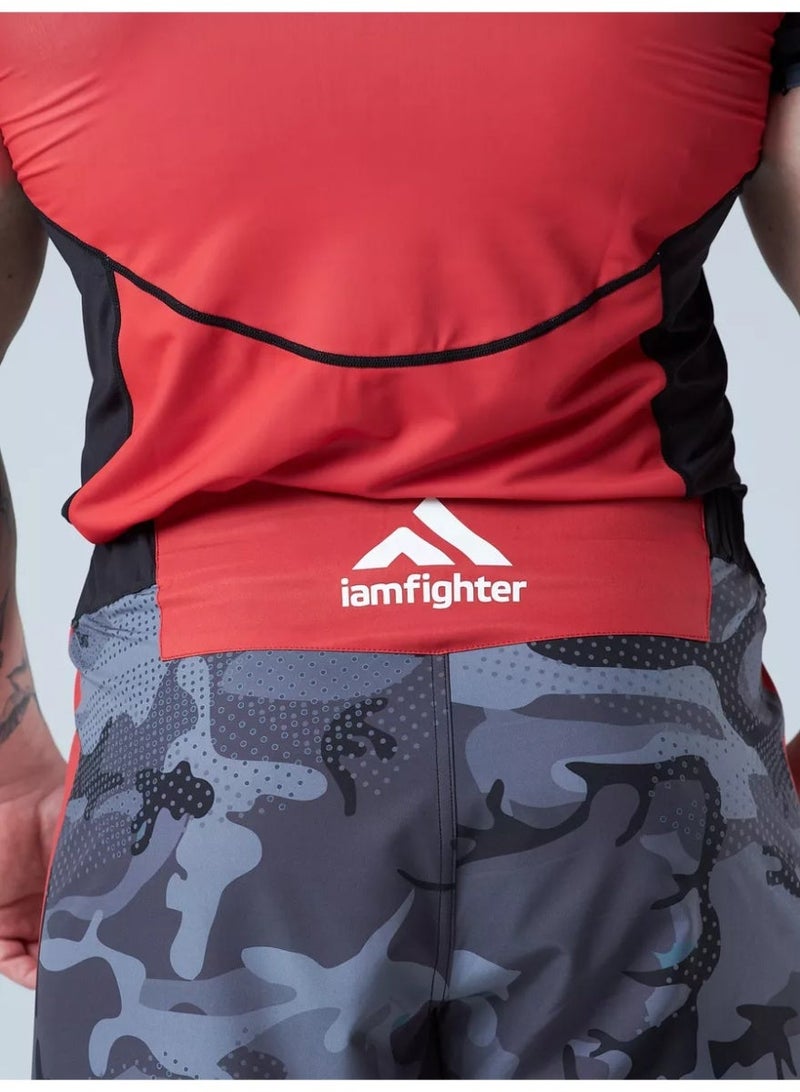 iamfighter Men’s MMA Compression Training T-Shirt – Breathable Athletic Top for Gym, CrossFit, Boxing & Combat Sports - Image 4