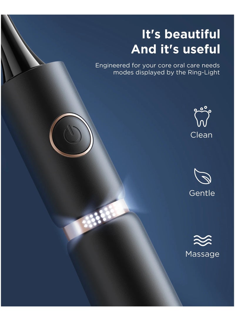 Fairywill P11 Ultrasonic Electric Toothbrush With 8 Brush Heads And Travel Case - Image 2
