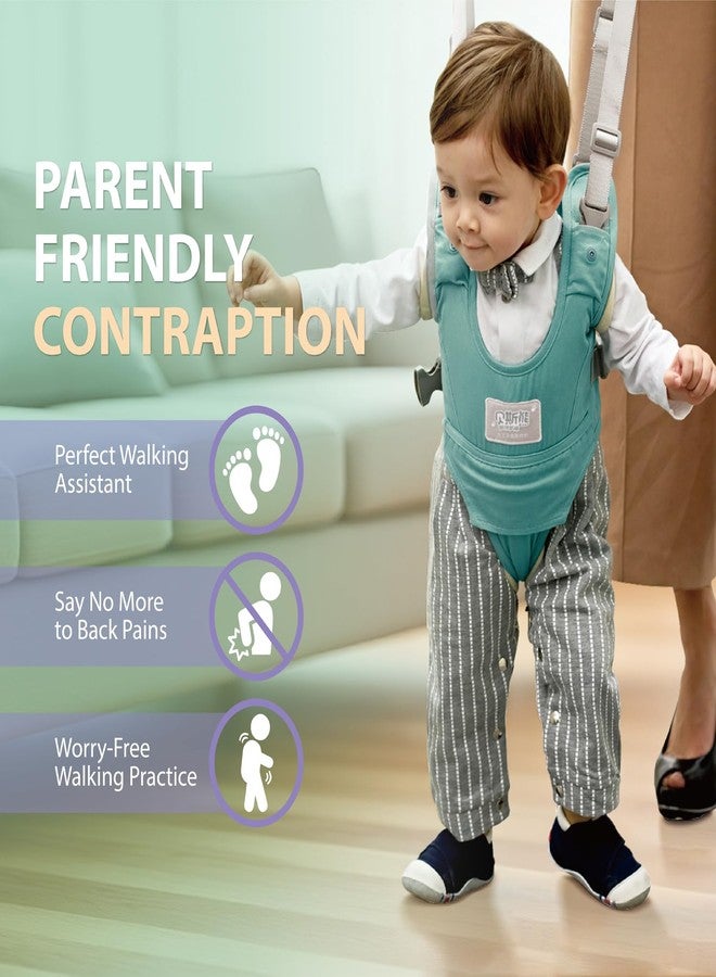 Bethbear Baby Walking Harness-Handheld Assistant Belt- Toddler Infant Walking Aid for Trainer & Support 7-24 Month Old (all-season-Green-1819) - Image 2