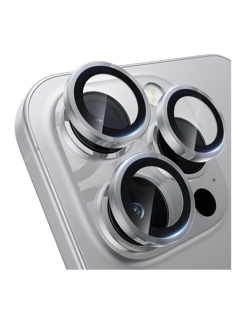 IPhone 16 Pro Max/Iphone 16 Pro Camera Lens Protector - [Original Shooting Model] Shatterproof Ultra HD Tempered Metal Glass Camera Screen Protector Cover  - Image 1
