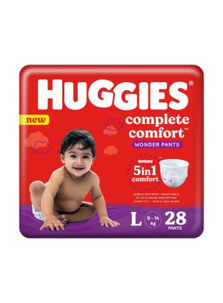 Complete Comfort Wonder Pants Large (L) Size Baby Diaper Pants, 28 Count, With 5 In 1 Comfort - pzsku/ZC7D8641CE05B7C45CBDDZ/45/_/1727694980/46483812-ed8b-4493-ab5c-7aa9e4cb2a21