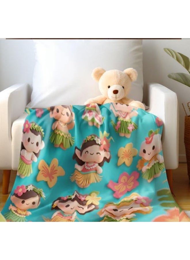 عام بطانية رقيقة من الفانيلا الكرتونية للأطفال أو الطلاب (دافئة ومريحة ومناسبة للنوم والألعاب) 100 سم * 150 سم - 169 - Image 3