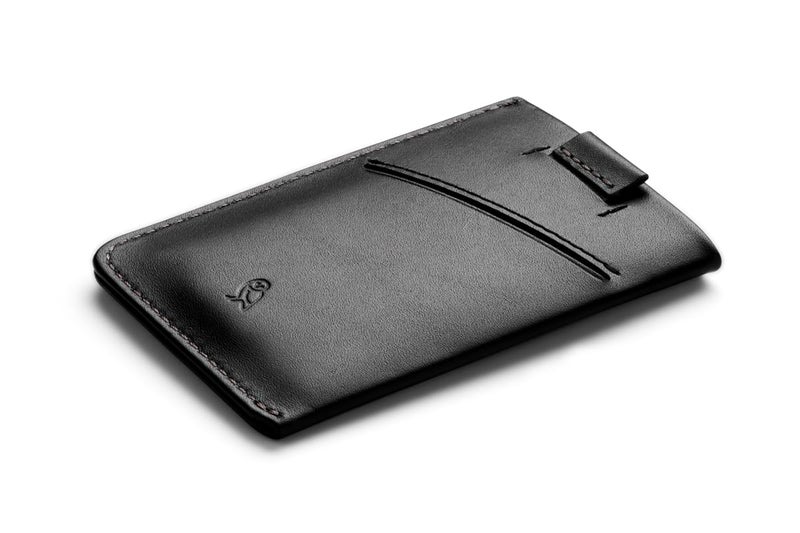 Bellroy Card Sleeve (Premium Leather Card Holder or Minimalist Wallet, Holds 2-8 Cards or Business Cards, Folded Note Storage) - Black - Image 2