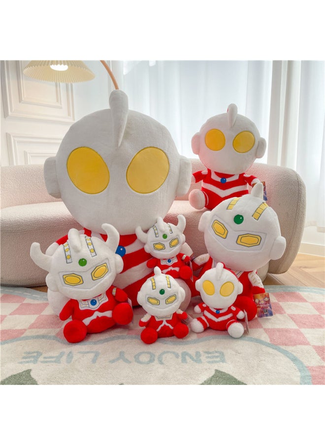 Generic - Super Soft Doll Plush Toy Winter Boys' Ragdoll Ultraman Sleeping Pillow Children Doll Bed-Specifications:Original Ultraman 80CM-Color:Red - Image 1