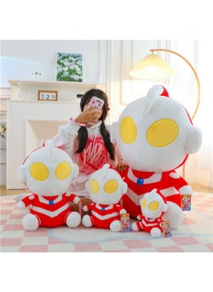 Super Soft Doll Plush Toy Winter Boys' Ragdoll Ultraman Sleeping Pillow Children Doll Bed-Specifications:Original Ultraman 80CM-Color:Red