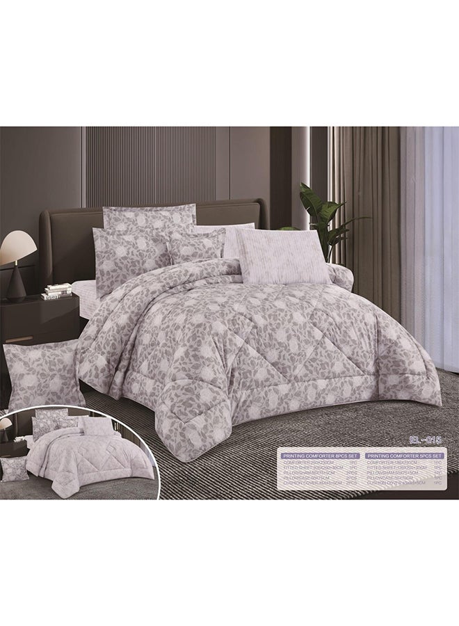 مون مفرش سرير نفر بتصميم مشجر صيفي حصري وجذاب مصنوعة من المايكروفايبر الصيفية، مقاس 170*220سم - Image 1