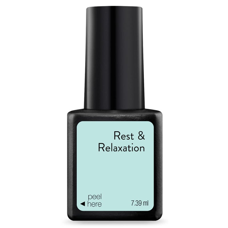 Sensationail Rest Relax Light Blue Green At Home Gel QuickCure Polish Glossy LongLasting No Dry Time Long Lasting Chip Resistant 033 Fl Oz - Image 3