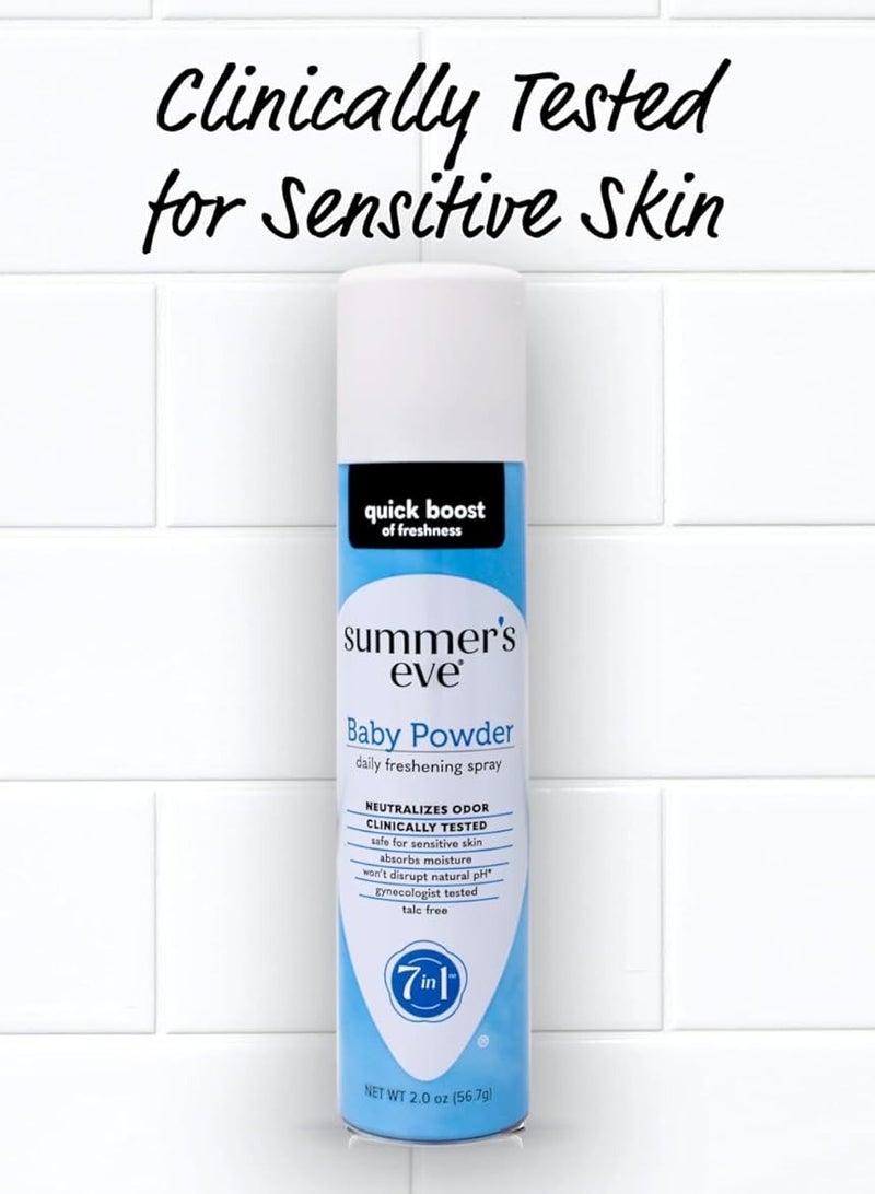 Summer's Eve Feminine Deodorant Spray Baby Powder 2 oz - Image 5