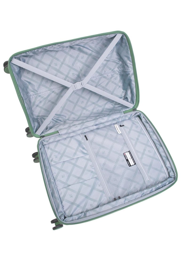 it Luggage it luggage Unanimous, Unisex Polypropylene Material Hard Case Luggage, 8x360 degree Spinner Wheels, Expandable Trolley Bag, TSA Type lock, SKU 15-3108-08, Lightweight Suitcase - Green Tea  - Image 3