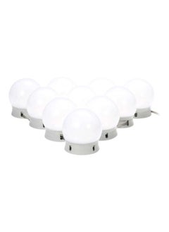 Raxoom 10-Piece LED Vanity Dimmable Mirror Light Set White 50x45x38mm  - Image 1