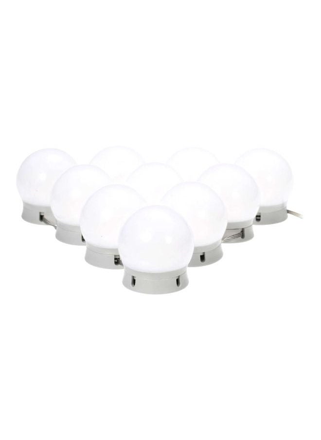 Raxoom 10-Piece LED Vanity Dimmable Mirror Light Set White 50x45x38mm  - Image 1