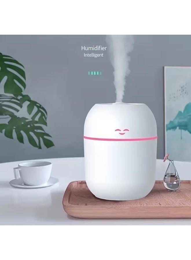 Goolsky 1pc Silent Humidifier with Night Light - No Fog, Compact Design for Baby'S Breathing, Moisturizing & Caring, Perfect for Bedrooms & Offices, Ideal Spring Festival Gift, Portable Humidifier, Office Humidity Solution, Modern Humidifier, Smooth Surface Humidifier - Image 3