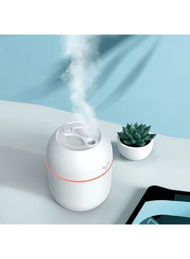 Goolsky 1pc Silent Humidifier with Night Light - No Fog, Compact Design for Baby'S Breathing, Moisturizing & Caring, Perfect for Bedrooms & Offices, Ideal Spring Festival Gift, Portable Humidifier, Office Humidity Solution, Modern Humidifier, Smooth Surface Humidifier - Image 2