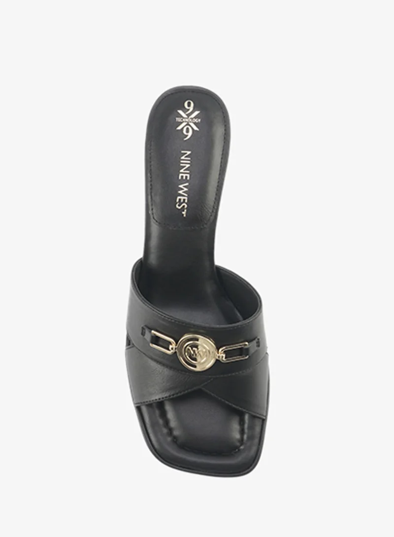 NINE WEST  Multi Strap Mid Heel Sandals for Women | Best Price UAE