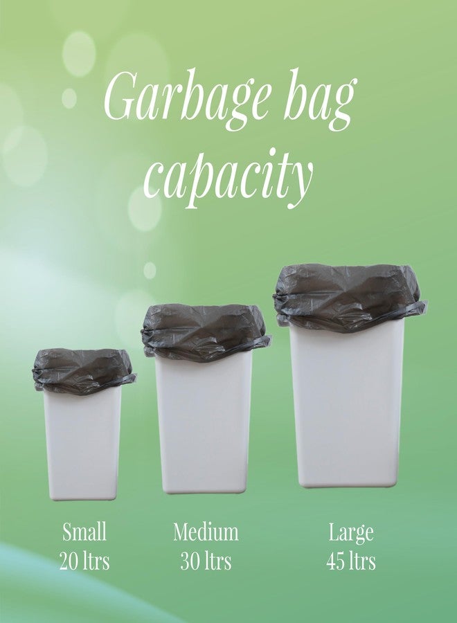 Origami Garbage Bags for Dustbin | Medium Size Trash Bags 180 Count (30 Bags x 6 Rolls) | 19 x 21 Inch Strong Disposable Waste Bag | Suitable for Wet & Dry Waste - Black - Image 4