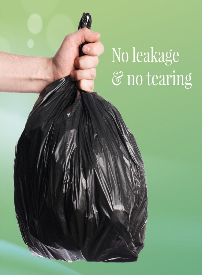 Origami Garbage Bags for Dustbin | Medium Size Trash Bags 180 Count (30 Bags x 6 Rolls) | 19 x 21 Inch Strong Disposable Waste Bag | Suitable for Wet & Dry Waste - Black - Image 3