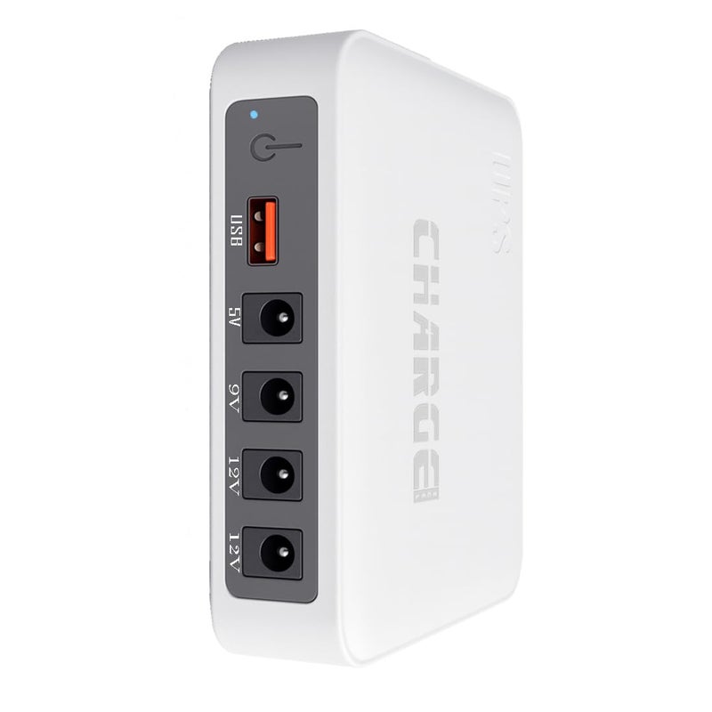 ChargeXcel Mini UPS for WiFi Router, Modem, Set Top Box, CCTV Camera, Biometric | 12V/9V/5V DC Output | Power Backup Upto 4 Hours| miniUPS Support Upto 0.5A to 2A | WiFi UPS Power Backup - Image 1