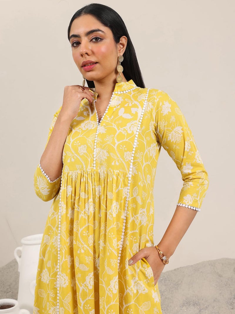 Libas Printed Pure Cotton Straight Kurta With Trouser-400427HL - Image 5