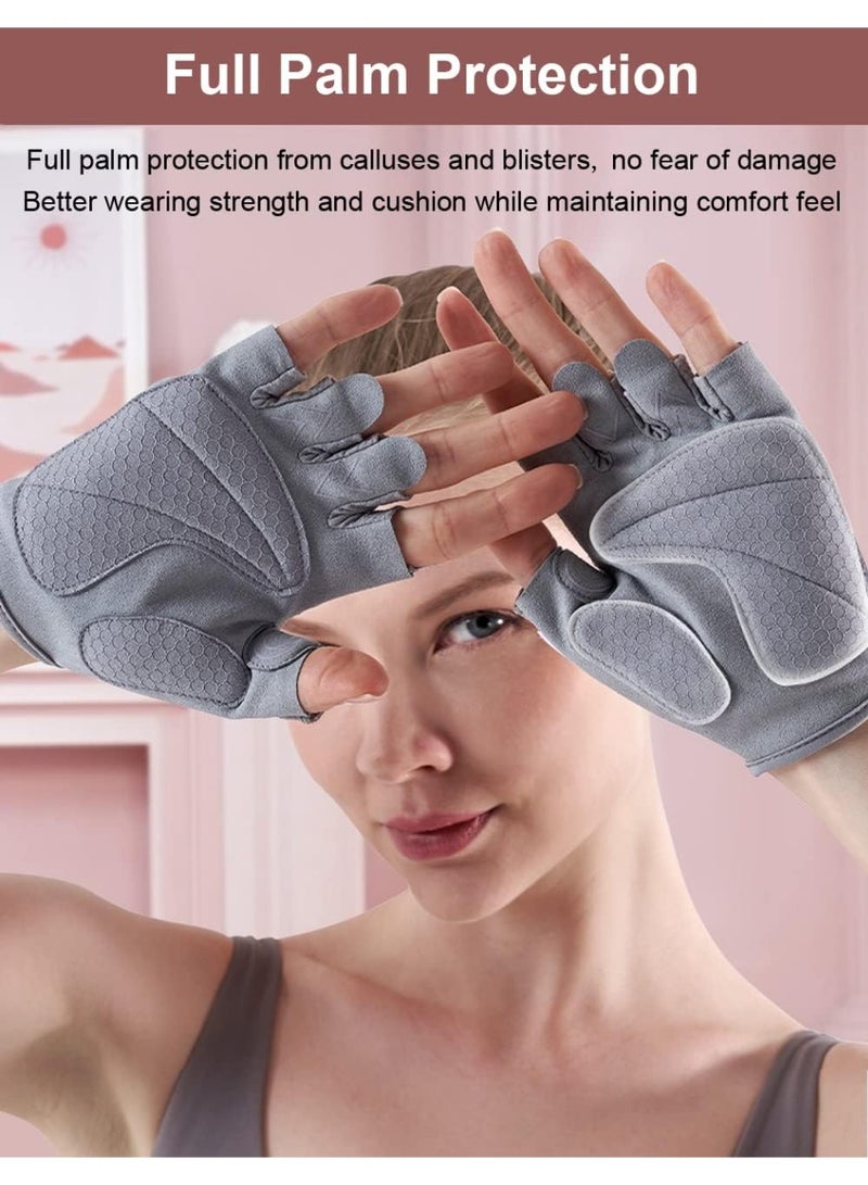 RADIANCES Workout Gloves for Women and Men, Breathable Weight Lifting Gloves for Gym Exercise, Fitness, Training, and Cycling, with Excellent Grip and Cushion Pads(M) - Image 2