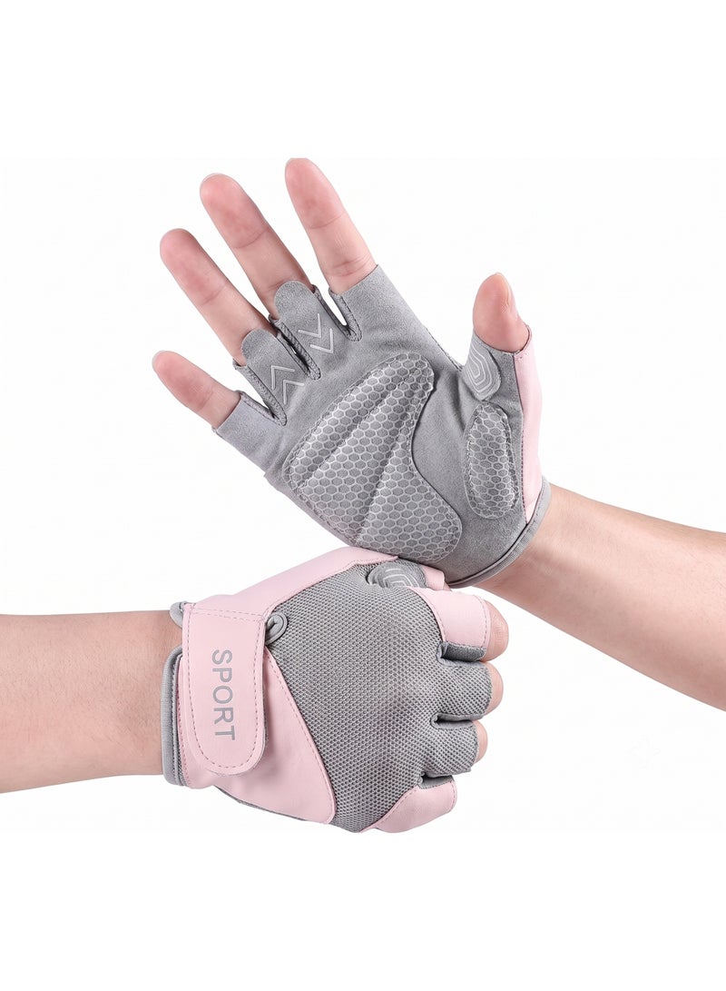 RADIANCES Workout Gloves for Women and Men, Breathable Weight Lifting Gloves for Gym Exercise, Fitness, Training, and Cycling, with Excellent Grip and Cushion Pads(M) - Image 1