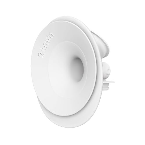 BDICOVE 1pc M9 Upgraded Double-Sealed Flange 24mm Only Compatible with Momcozy Upgraded Mobile Flow M9, 24mm Flange, BPA Free, Comfort Pumping, Not Mom Cozy Original Parts - Image 1
