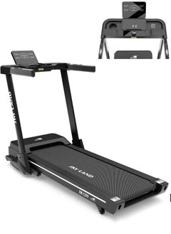 Foldable Treadmill with Auto Incline, 3.0 HP Motor, Bluetooth & Fitness App Compatibility, 18 km/h Speed, 120kg Capacity, Electric Running Machine for Home & Gym with LCD Display & Heart Rate Monitor – EM-1299
