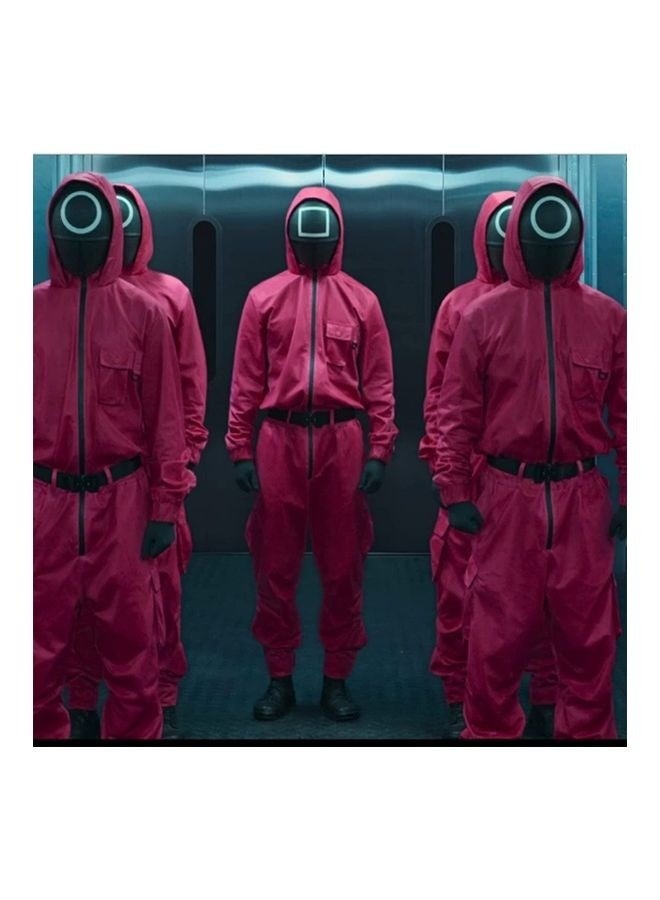 Costume -  Guard Adult Onesie - secure and easily accessible, Cosplay Jumpsuit With Belt+Gloves+Masks + Strap 155-165cm(S) - Image 4