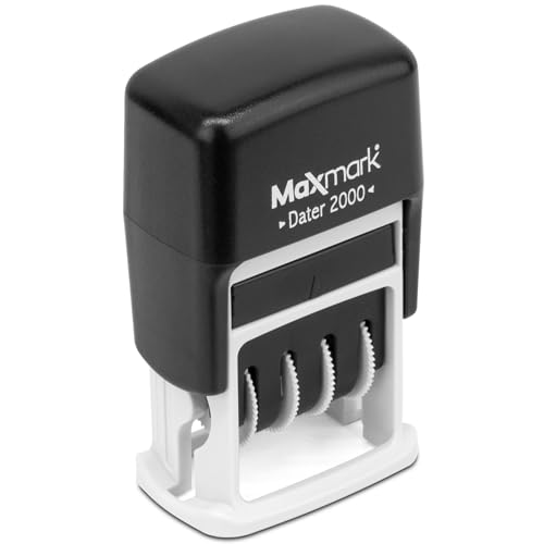 MaxMark 2000 Dater Self Inking Date Stamp - Black - Image 2
