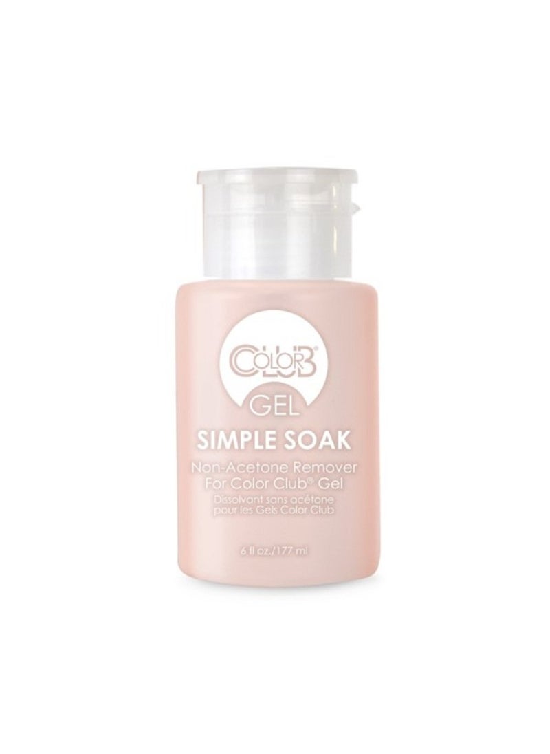 Color Club - Color Club Simple Soak Gel Remover Peach Gel Remover, 0.5 fluid_ounces - Image 1