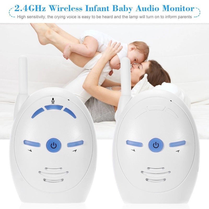V20 Wireless Voice Baby Monitor with Battery Power - Ideal for Home, Elderly & Kids - Image 1