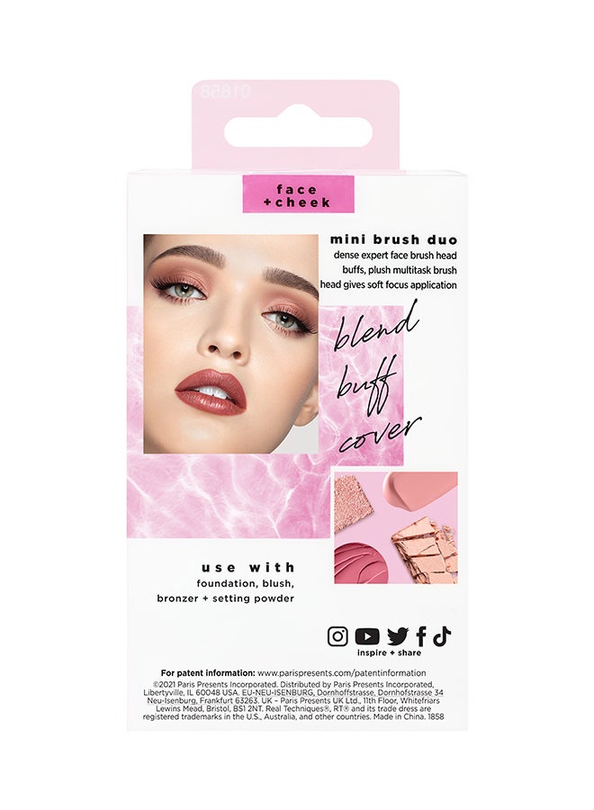 REAL TECHNIQUES RT Mini Brush Duo, Rust - Image 2