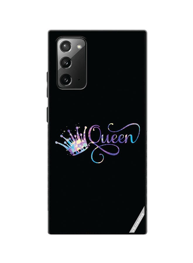 VR CREATIVE Protective Case Cover For Samsung Galaxy Note20 5G Queen Design Multicolour - Image 1