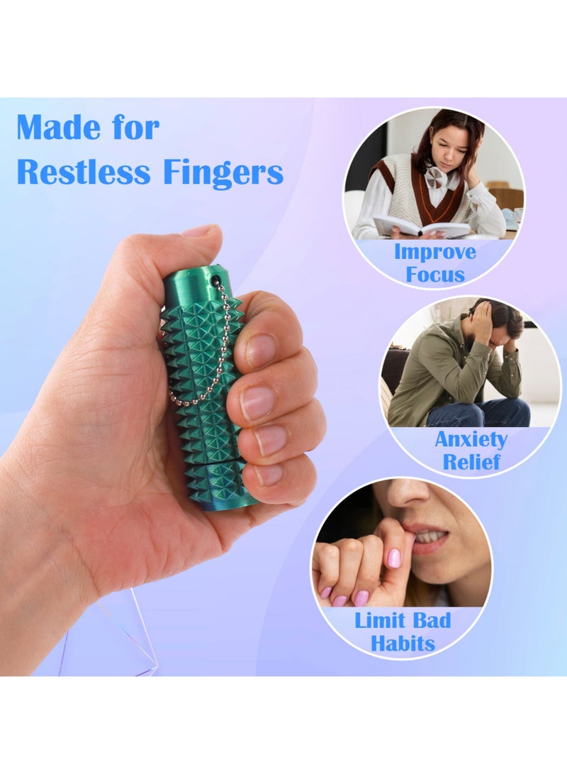 Spinners,2-in-1 Design of Little Ouchies Fidget Toy with Keychain,Spiky Toys Stress Relief for Adults - Image 3