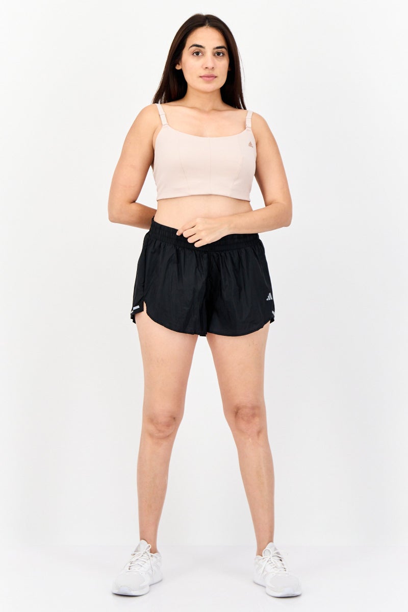 Adidas شورتات جري نسائية ضيقة 3 إنش، أسود - Image 4